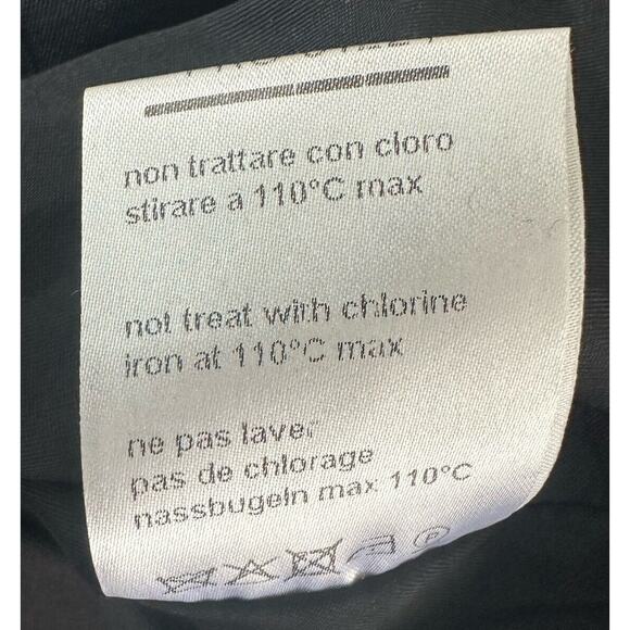 FLAVIO CASTELLANI Black Low Back Fur Trim Cocktail Dress US 8/ 44 Italy - Picture 8 of 10